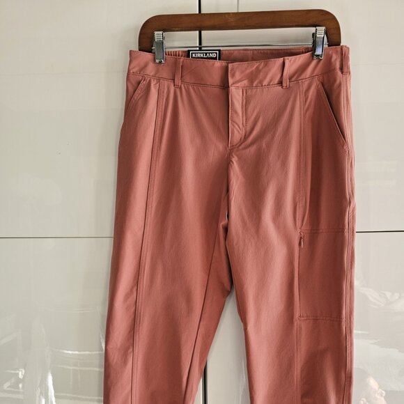 New Kirkland Signature Womens Salmon Coral Ankle Travel Pants - Picture 4 of 15